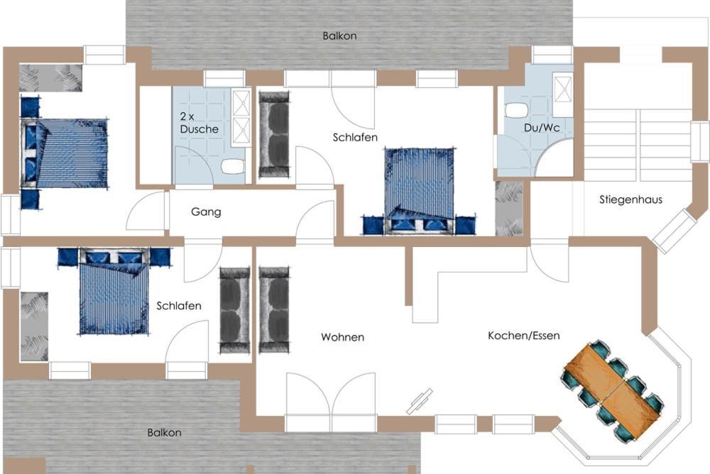 Wellnesshaus Cervus Apartment See Room photo